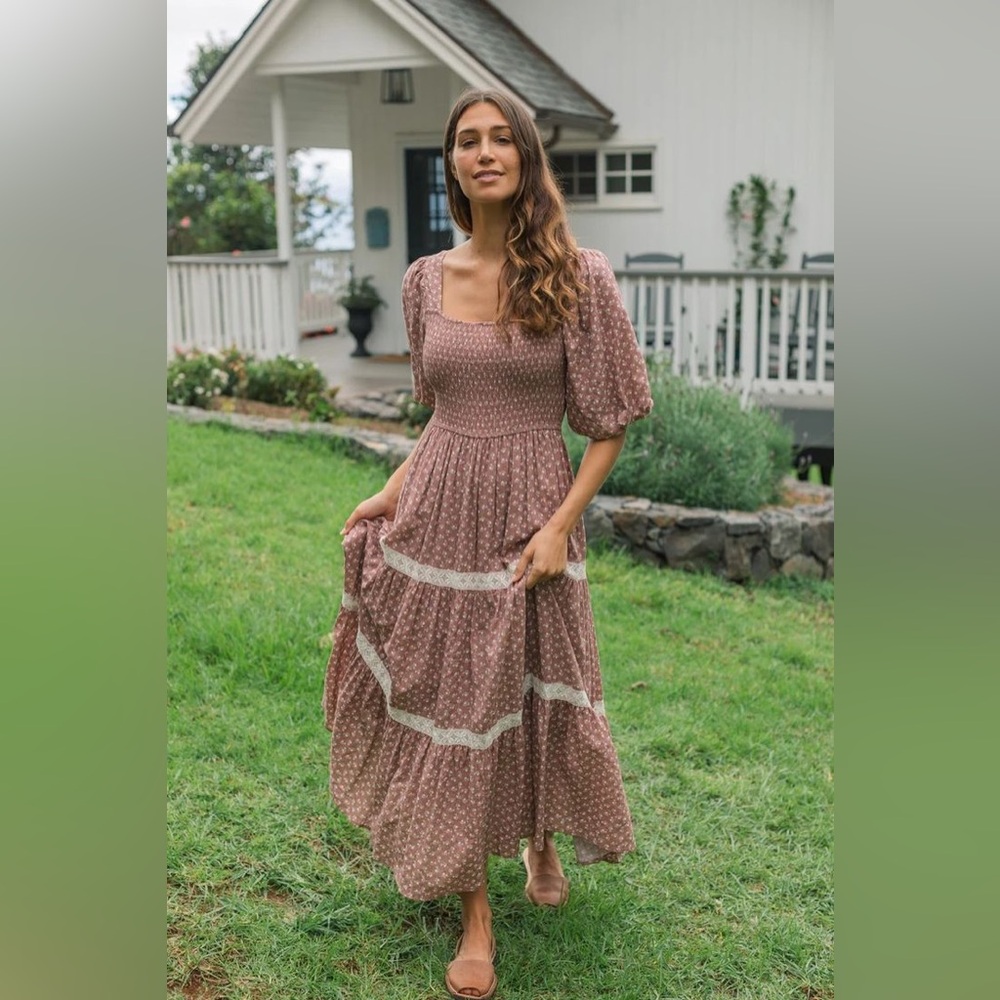 Neuflora Laurawood Dress in Dusty Rose, Size S, Like New